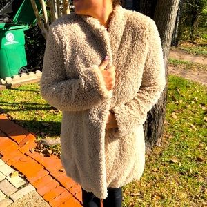 Elevenses Fuzzy Winter Coat